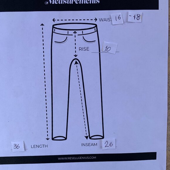 Level 99 Stretchy Pant size 29 - Picture 6 of 6